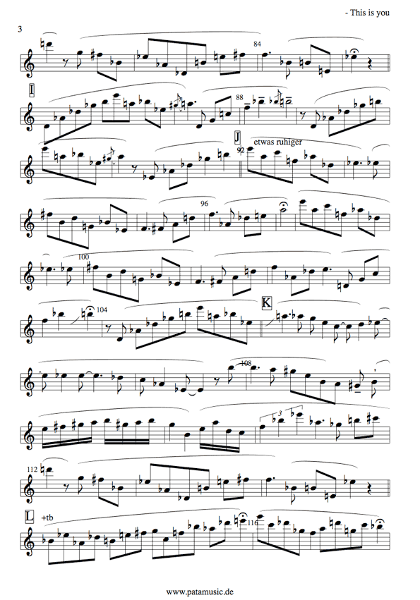 Sheet music of This is You